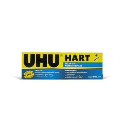 Afbeelding van UHU 3 64141 hart, Speciale lijm voor het assembleren van kleine onderdelen in modelbouw, 35gr vouwdoos, transparant