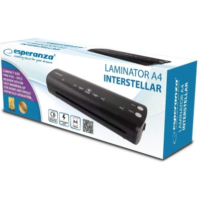 Afbeelding van Lamineerapparaat Esperanza Laminator A4 Interstellar Zwart