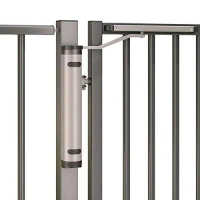 Afbeelding van Locinox, Deursloten + Afdichtmiddelen, Verticlose 2 deurdranger, voor 90 en 180 opening, zilverkleurig aluminium