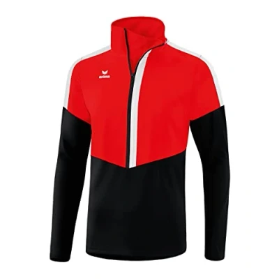 Afbeelding van Erima uniseks kind Squad Functionele Worker Top (1262001), rood/zwart/wit, 140