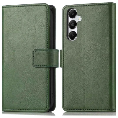 Afbeelding van Samsung Galaxy A26 Hoesje Kunstleder imoshion Bookcase Groen Telefoonhoesje