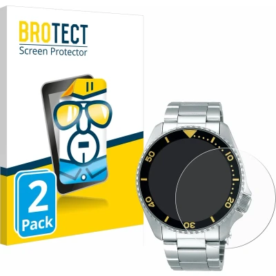 Afbeelding van BROTECT Schermbeschermer helder, Smartwatch beschermfolie, Transparant