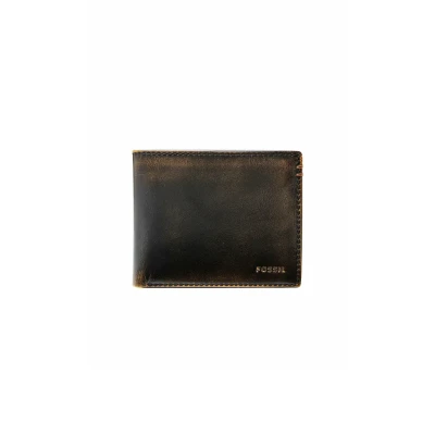 Afbeelding van Fossil WADE Portemonnee, Heren, Maat: One Size, Black