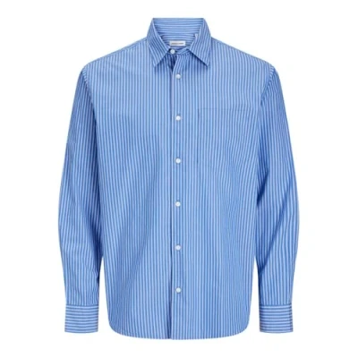 Afbeelding van Jack &amp; Jones Jjecody Zakelijk overhemd, Heren, Maat: XL, Medieval blue