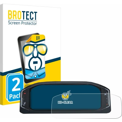 Afbeelding van BROTECT Screenprotector voor Volkswagen Active Info Display T Roc Folie Beschermfolie transparant (2 Stuks)