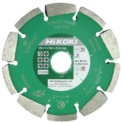 Afbeelding van Hikoki Accessoires Diamantzaagblad 125x22,2x7 T=28,5 universeel 4100299