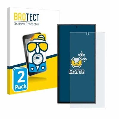 Afbeelding van BROTECT Screenprotector voor Samsung Galaxy S24 Ultra Folie Beschermfolie matte (2 Stuks)