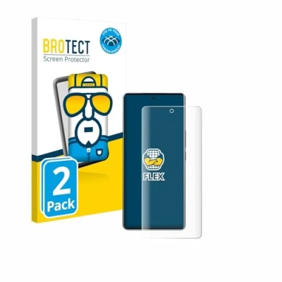 Afbeelding van BROTECT Screenprotector voor Vivo V40 Folie Beschermfolie transparant volledig dekking (2 Stuks)