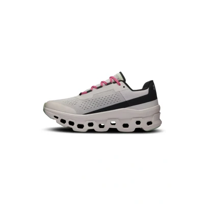 Afbeelding van On Cloudmonster Hardloopschoenen neutraal Frost black, Heren, Maat: 41, black Polyester
