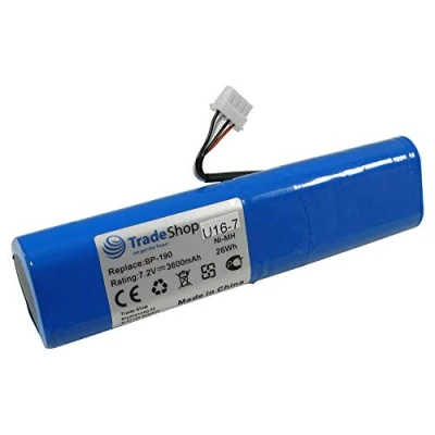Afbeelding van Trade Shop NI MH gereedschap accu 7,2V 3600mAh vervangt BP190 BP 190 B11432 B 11432 voor Scopemeter Fluke 190M 192 192B 196 196B 196C 199 199B 199C 215 215C S. 225 225C S C