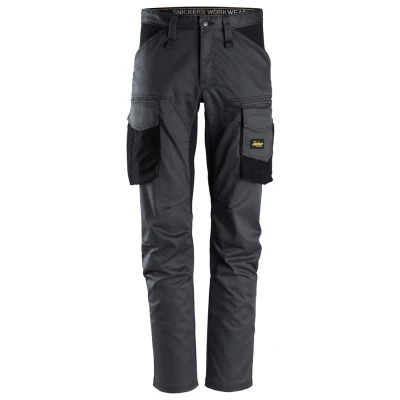 Afbeelding van Snickers 6803 AllroundWork, Werkbroek zonder Kniezakken Staal Grijs/Zwart 116