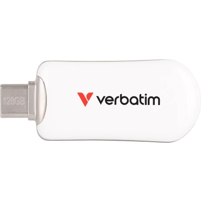 Afbeelding van Verbatim 30229 USB flash drive 128 GB Type C 3.2 Gen 1 (3.1 1) Wit