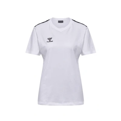 Afbeelding van Hummel Authentic Tshirt print, Dames, Maat: 44, White