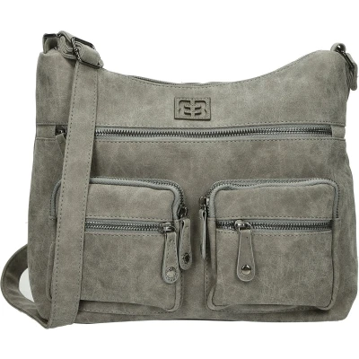 Afbeelding van Enrico Benetti Ardèche Schoudertas Dames Grijs Exclusief bij Bol.com