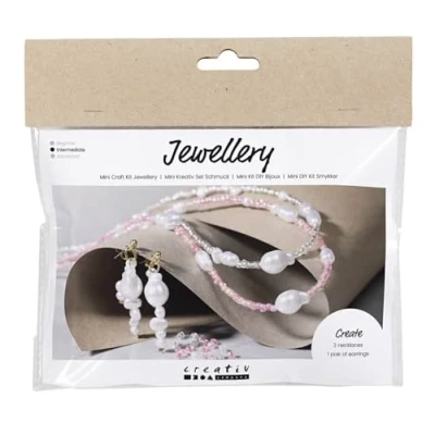 Afbeelding van CC Mini Hobbyset Sieraden Roze Zilver Glans