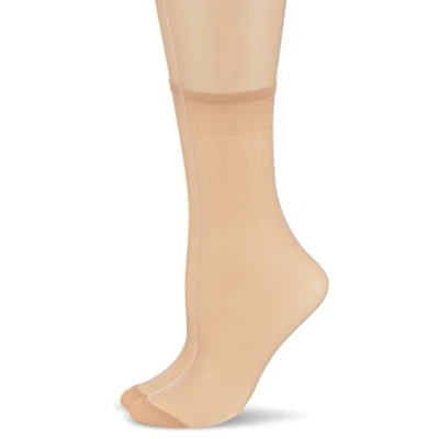 Afbeelding van Dim Mes Essentiels Douceur damessokken, 2 stuks, Capri, 35 41 EU