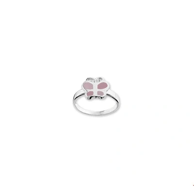 Afbeelding van Trendjuwelier huiscollectie Ring Vlinder Zilver Gerhodineerd