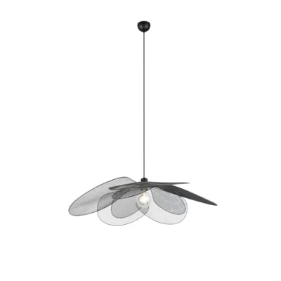 Afbeelding van Trio Grote bohemian hanglamp Fleure Ø 87cm zwart R36291032
