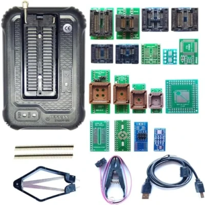 Afbeelding van Xgecu TL866II Plus Upgraded T48 Programmer 18 Adapter eprom TL866 3G IC Bios AVR MCU SPI Nor NAND Flash EMMC Clip Socket
