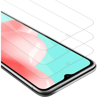 Afbeelding van Cadorabo 3x Screenprotector geschikt voor Samsung Galaxy A72 4G / 5G in KRISTALHELDER Tempered Display Pantser Film