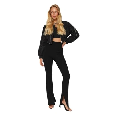 Afbeelding van Trendyol TWOAW24PL00122 Volwassenen Vrouwen Zwart XS