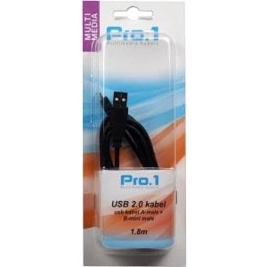 Afbeelding van Enzo Pro 1 USB kabel A male &gt; B micro 3 meter 9280185