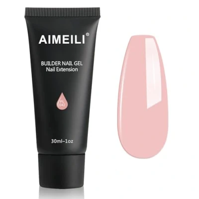 Afbeelding van AIMEILI Builder Nail Gel Extension Base Nagellak UV LED Gellack Soak Off Enhancement voor Nagels Gebouw, Versterking 30ml(042)