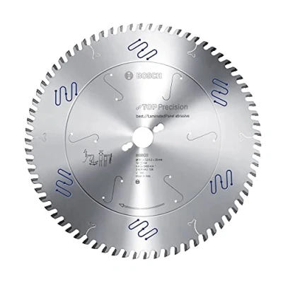 Afbeelding van Bosch Accessoires Cirkelzaagblad Top Precision Best for Laminated Panel Abrasive 350 x 30 3,2 mm, 72 1st 2608642108