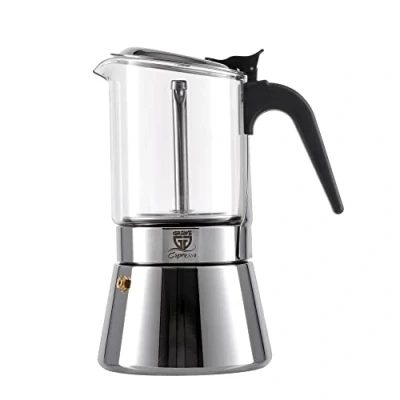 Afbeelding van GRÄWE Espressomaker met glazen kan, geschikt voor inductie en alle warmtebronnen, vaatwasmachinebestendig, 9 kopjes