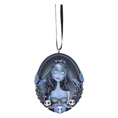 Afbeelding van Nemesis Now Corpse Bride Emily Hangende Ornament 8,5 cm, hars, Lichtblauw, Officieel gelicenseerde Merchandise, Gedetailleerd ontwerp, Gegoten in de fijnste vakkundig