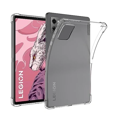 Afbeelding van GIOPUEY Voor Lenovo Legion Y700 2023 Clear Case Zachte TPU Back Shell, Slim Cover met Airbag bescherming, Lichtgewicht, Compatibel Transparant