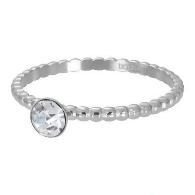 Afbeelding van Ball With Crystal Stone iXXXi Vulring 2mm Silver / 15