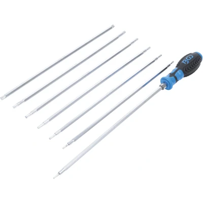 Afbeelding van BGS Schroevendraaierset met wissellemmets Torx en Plus boring 8 delig