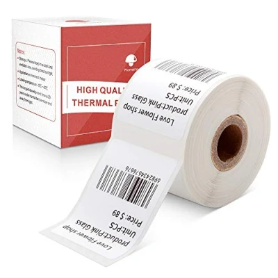 Afbeelding van Phomemo M110 M120 M200 M220 M221 vierkant zelfklevend multifunctioneel etiket voor labelprinters, 30 x 40 mm, 230 etiketten/rol