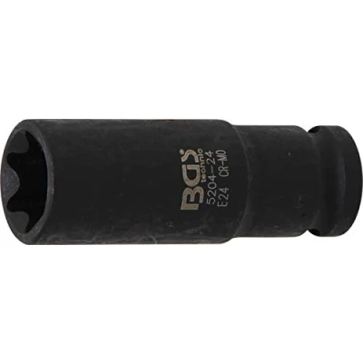 Afbeelding van BGS 5204 24 Kracht dopsleutel E profiel 12,5 mm (1/2&quot;) E24