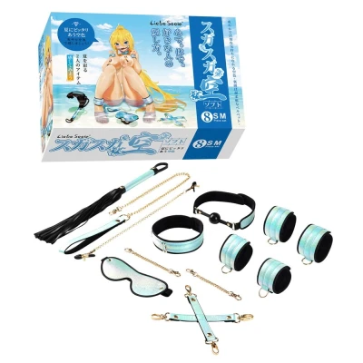 Afbeelding van Liebe Seele Vivid Sakura Bondageset Boeienset Compleet Lichtblauw Parelmoer Glans bijzonder En exclusief