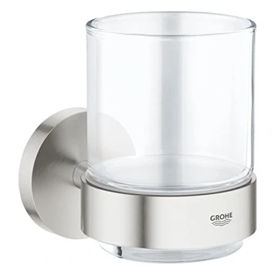 Afbeelding van Grohe Essentials glashouder Supersteel