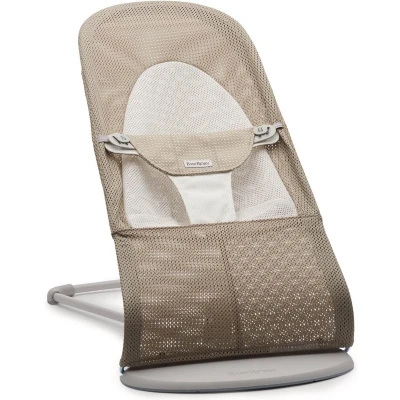 Afbeelding van BabyBjorn Wipstoel Balance Soft Mesh Beige/Wit