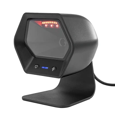 Afbeelding van NETUM 1D 2D QR presentatiescanner met USB barcodescanner, omnidirectioneel, bekabeld, voor mobiele beheer computer, schermscanondersteuning PDF417, Securpharm Code (Data Matrix)