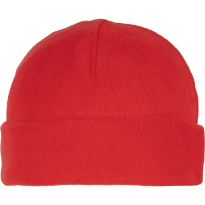 Afbeelding van K up Gerecycleerde muts van fleece met omslag KP884 Red