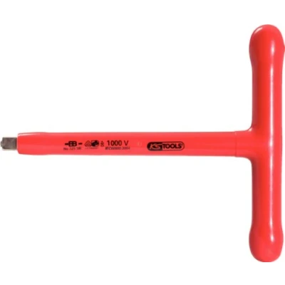 Afbeelding van KS Tools, dopsleutel + dopmoer, 3/8&quot; met T greep