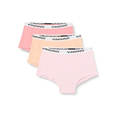 Afbeelding van Vingino shorts set van 2 roze/koraalroze/geel