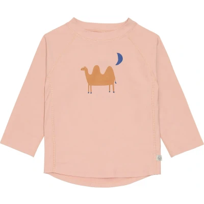Afbeelding van Lässig Splash &amp; Fun Zwemshirt Rashguard Lange Mouw Camel pink, 07 12 maanden Maat 74/80