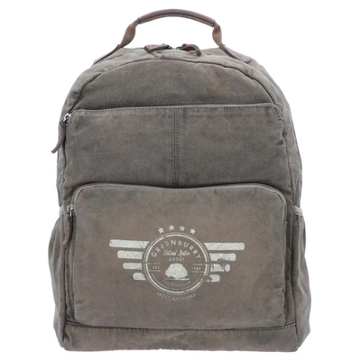 Afbeelding van Greenburry Vintage Aviator Rugzak, Maat: One Size, Khaki