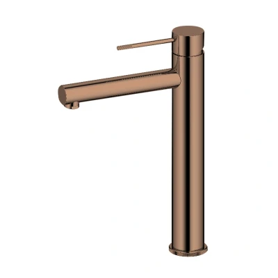 Afbeelding van Best Design Dijon wastafelmengkraan hoog sunny bronze