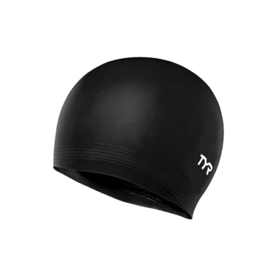 Afbeelding van TYR Latex Zwemmuts, Zwart