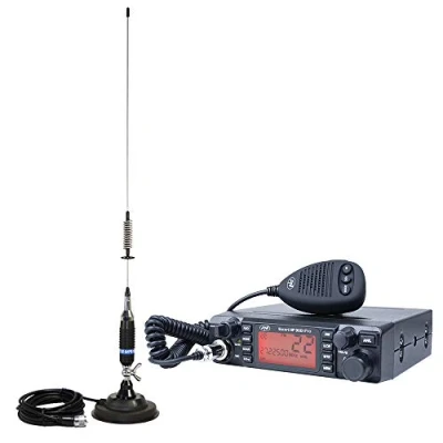 Afbeelding van PNI PACK83PRO Radio CB Escort HP 9001 Pro ASQ + antenne S75 met magneet
