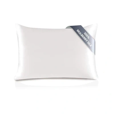 Afbeelding van townssilk Kussensloop, 100% zijde, 19 momme, 1 stuk, 50 x 70 cm, natuurlijk wit