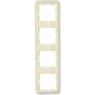 Afbeelding van Kopp 404401061 Rivo afdekframe 4 voudig