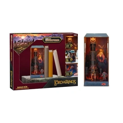 Afbeelding van Revell Tiny Adventures Boekensteun Lord of the Rings I Saurons fort als 3D houten puzzel met led DIY miniatuurmodel Book Nook voor boekenplank Perfect verzamelaars en fans